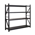 Magazijnstelling Zwart 200×60×200 cm – 300 kg per niveau | BlackRack