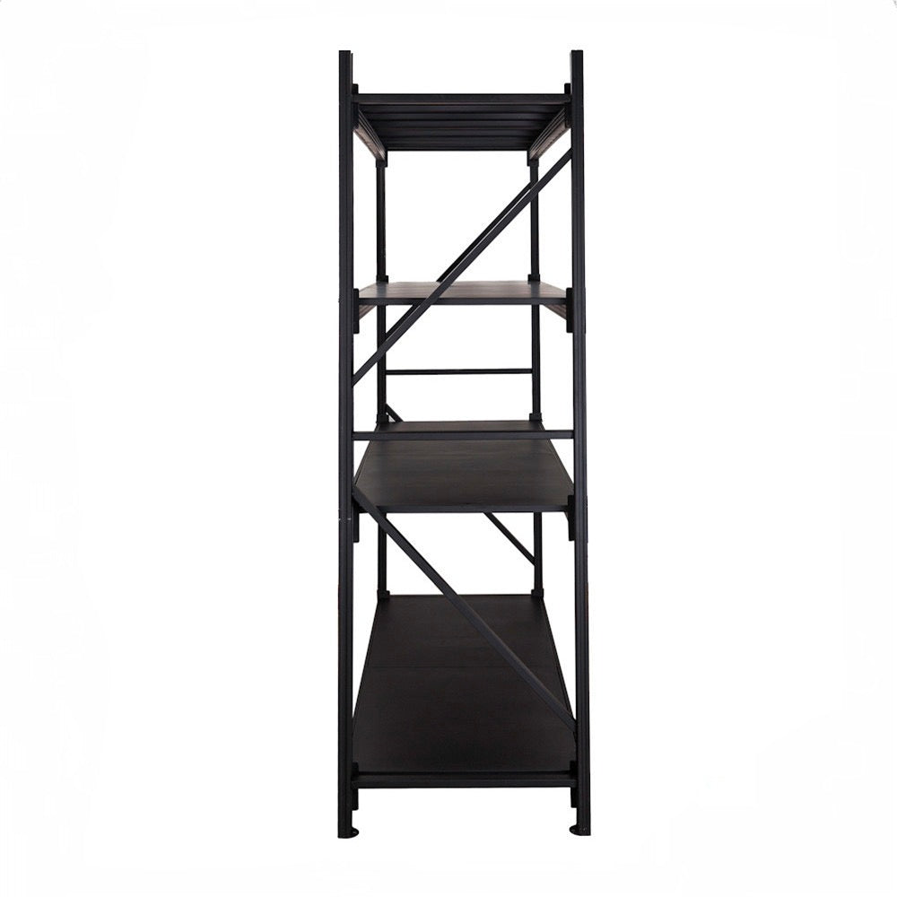 Magazijnstelling Zwart 200×60×200 cm – 300 kg per niveau | BlackRack
